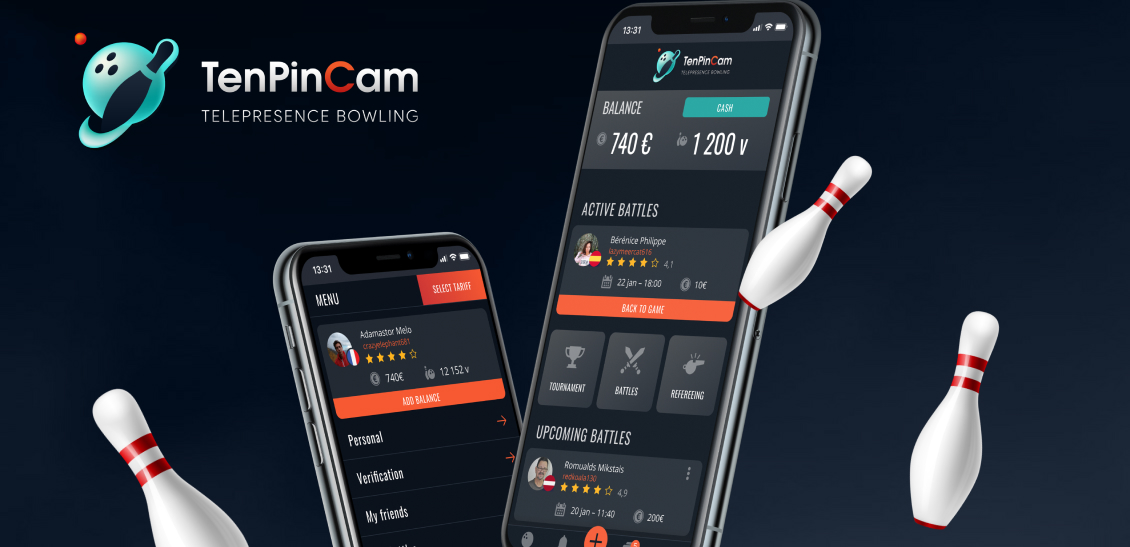 Мобильное приложение для игры в боулинг TenPinCam